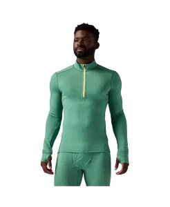 �o�b�N�J���g���[ �����Y �g�b�v�X �V���c Backcountry Men's Pines Microgrid Ultra-Lt Baselayer 1/4-Zip Top Lightweight Long Underwear Tops Gearhead green �O���[��