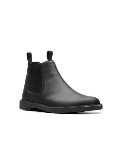 N[NX Y V[Y u[cECu[c Clarks Collection Men'shepton Easy Boots Black Leather ubN