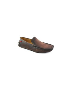 �}�[�N�W���Z�t�j���[���[�N �����Y �V���[�Y �X���b�|���E���[�t�@�[ Marc Joseph New York Men's Ovington Ct Driver Loafer Whiskey burnished napa