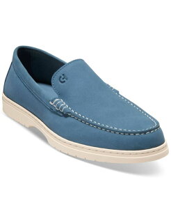 R[n[ Y V[Y Xb|E[t@[ Cole Haan Men's Greenwich Grand Venetian Loafers Blue Nubuck u[
