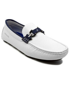 �A�J�f�~�N�X �����Y �V���[�Y �X���b�|���E���[�t�@�[ Akademiks Men's Dover Driving Loafers White �z���C�g