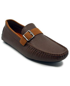 AJf~NX Y V[Y Xb|E[t@[ Akademiks Men's Dover Slip On Driving Loafers Brown uE