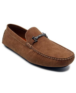 AJf~NX Y V[Y Xb|E[t@[ Akademiks Men's Weston Slip On Buckle Loafers Tan ^
