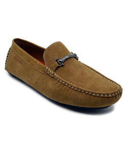 AJf~NX Y V[Y Xb|E[t@[ Akademiks Men's Weston Slip On Buckle Loafers Wheat