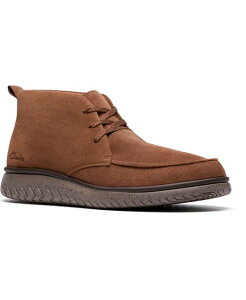 N[NX Y V[Y u[cECu[c Clarks Men's Collection Relax Lite Moc Boots Cola suede
