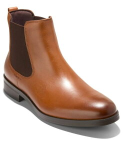 �R�[���n�[�� �����Y �V���[�Y �u�[�c�E���C���u�[�c �`�F���V�[�u�[�c �`�F���V�[ Cole Haan Men's Newmark Grand Chelsea Boots Lava Nubuck
