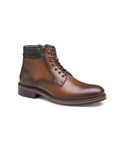 �W�����X�g���A���h�}�[�t�B�[ �����Y �V���[�Y �u�[�c�E���C���u�[�c ���U�[ Johnston & Murphy Men's Connelly Leather Plain Toe Boots Tan Full Grain Leather �^��