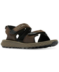 RrA Y V[Y T_ Columbia Men's Konos Hiker Two-Strap Sandals Cordovan Black ubN
