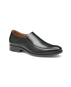 �W�����X�g���A���h�}�[�t�B�[ �����Y �V���[�Y �X���b�|���E���[�t�@�[ Johnston & Murphy Men's Reeve Run-Off Loafer Black full grain �u���b�N