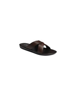 }[NWZtj[[N Y V[Y T_ Marc Joseph New York Men'slip On Roman Court Criss Crossandals Brown grainy uE