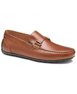 �W�����X�g���A���h�}�[�t�B�[ �����Y �V���[�Y �X���b�|���E���[�t�@�[ ���U�[ Johnston & Murphy Men's Beck Round Toe Leather Bit Loafers Tan Full Grain �^��