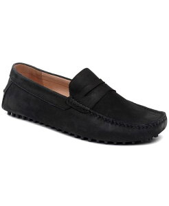 JXT^i Y V[Y Xb|E[t@[ Carlos by Carlosantana Men's Ritchie Slip-On Casual Driving Loafer Black Nubuck ubN