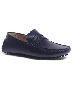 JXT^i Y V[Y Xb|E[t@[ Carlos by Carlosantana Men's Ritchie Slip-On Casual Driving Loafer Navy Blue Leather lCr[