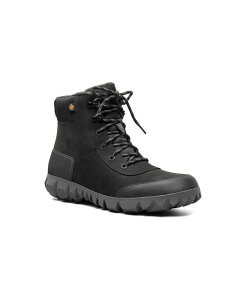 {OX Y V[Y u[cECu[c U[ BOGS Men's Arcata Urban Leather Mid Slip-Resistant Boot Black ubN