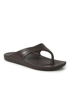 fBAtH[Y Y V[Y T_ Dearfoams Men's EcoCozy Sustainable Comfort Flip Flop Thong Sandal Coffee R[q[