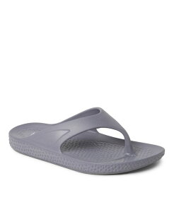 �f�B�A�t�H�[���Y �����Y �V���[�Y �T���_�� Dearfoams Men's EcoCozy Sustainable Comfort Flip Flop Thong Sandal Medium grey �O���[