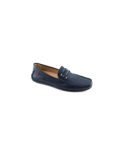}[NWZtj[[N Y V[Y Xb|E[t@[ U[ Marc Joseph New York Men's Bryant Park Weave Leather Loafer Navy grainy lCr[