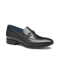 �W�����X�g���A���h�}�[�t�B�[ �����Y �V���[�Y �X���b�|���E���[�t�@�[ Johnston & Murphy Men's Gibbons Bit Loafer Black full grain �u���b�N