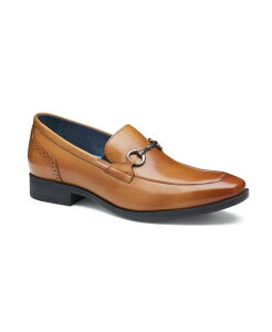 �W�����X�g���A���h�}�[�t�B�[ �����Y �V���[�Y �X���b�|���E���[�t�@�[ Johnston & Murphy Men's Gibbons Bit Loafer Tan hand stained full grain �^��