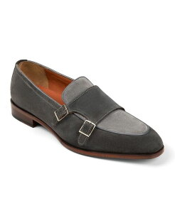 �A���\�j�[ ���B�A �����Y �V���[�Y �X���b�|���E���[�t�@�[ �����N Anthony Veer Men's Beaumont Double Monk Loafersmoke Slate Gray �X���[�g