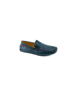 }[NWZtj[[N Y V[Y Xb|E[t@[ U[ Marc Joseph New York Men'spring Street Weave Leather Loafer Navy basket napa lCr[
