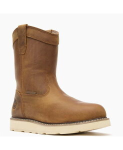 W[Wu[c Y V[Y u[cECu[c TVc GEORGIA BOOT Men's Core 37 Wedge 10" Steel Toe Waterproof Pull-On Work Boot Barracuda gold S[h