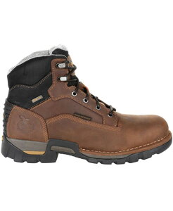 �W���[�W�u�[�c �����Y �V���[�Y �u�[�c�E���C���u�[�c T�V���c GEORGIA BOOT Men's Eagle One Steel Toe Waterproof Work Boot Brown �u���E��