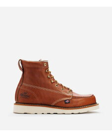 ソログッド メンズ シューズ ブーツ・レインブーツ Thorogood Men's American Heritage 6" Tobacco Moc Toe Work Boots for Men Tobacco
