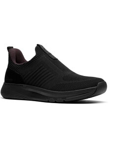 N[NX Y V[Y Xj[J[ Clarks Men's Motion Trek IN Casual Slip On Sneakers Blacknit ubN