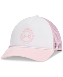 A_[A[}[ Y ANZT[ Xq X|[cX^C Under Armour Men'sportstyle Snapback Trucker Hat White / Prime Pink / White zCg