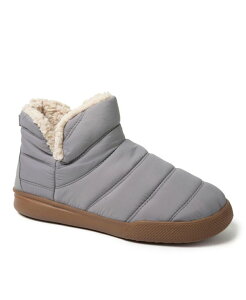 �f�B�A�t�H�[���Y �����Y �V���[�Y �u�[�c�E���C���u�[�c �i�C���� Dearfoams Men's Bryant Nylon Puffer Indoor/Outdoor Slipper Boot Medium grey �O���[