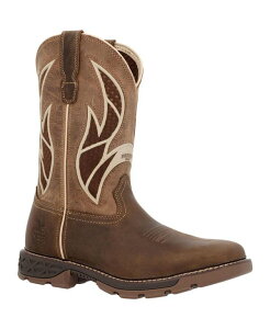 �W���[�W�u�[�c �����Y �V���[�Y �u�[�c�E���C���u�[�c GEORGIA BOOT Men's Carbo-Tec FLX Alloy Toe Pull-on with InsulKul Work Boot Brown tan �u���E��