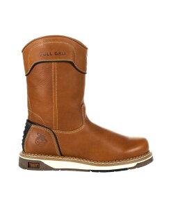 �W���[�W�u�[�c �����Y �V���[�Y �u�[�c�E���C���u�[�c GEORGIA BOOT Men's AMP LT Wedge Pull On Work Boot Brown �u���E��