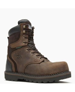 �W���[�W�u�[�c �����Y �V���[�Y �u�[�c�E���C���u�[�c T�V���c GEORGIA BOOT Men's Brookville Steel Toe Waterproof Work Boot Dark brown �u���E��