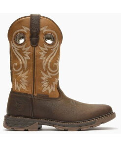 �W���[�W�u�[�c �����Y �V���[�Y �u�[�c�E���C���u�[�c GEORGIA BOOT Men's Carbo-Tec FLX 11 Waterproof Pull On Work Boot Brown and orange �I�����W