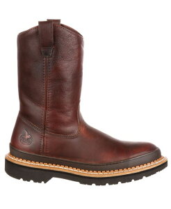�W���[�W�u�[�c �����Y �V���[�Y �u�[�c�E���C���u�[�c T�V���c GEORGIA BOOT Georgiant Steel Toe Pull-On Work Bootsoggy brown �u���E��