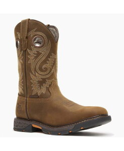 �W���[�W�u�[�c �����Y �V���[�Y �u�[�c�E���C���u�[�c GEORGIA BOOT Men's Carbo-Tec FLX Waterproof Pull-On Work Boot Brown �u���E��