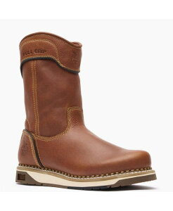 �W���[�W�u�[�c �����Y �V���[�Y �u�[�c�E���C���u�[�c GEORGIA BOOT Men's AMP LT Wedge Pull On Work Boot Brown �u���E��