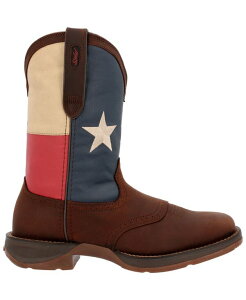hDS Y V[Y u[cECu[c Durango Men's Rebel by Texas Flag Western Boot Dark brown and texas flag uE