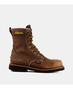 \Obh Y V[Y u[cECu[c Thorogood Men's 1957 Series Waterproof Safety Toe 8" Moc Toe Work Boots for Men Crazyhorse