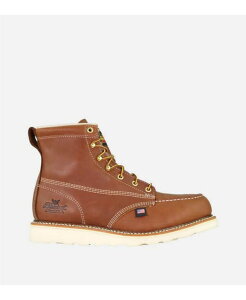 \Obh Y V[Y u[cECu[c Thorogood Men's American Heritage 6" Tobacco Safety Toe Work Boots for Men Tobacco