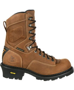 W[Wu[c Y V[Y u[cECu[c GEORGIA BOOT Men's Comfort Core Logger Composite Toe Waterproof Work Boot No Color