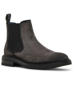 XeB[u }f Y V[Y Xb|E[t@[ `FV[ u[c Steve Madden Men's Hamden Chelsea Slip-On Boots Gray O[