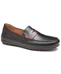 WXgAh}[tB[ Y V[Y Xb|E[t@[ Johnston & Murphy Men'slip-On Round Toe Shoe Black ubN