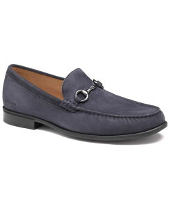 WXgAh}[tB[ Y V[Y Xb|E[t@[ Johnston & Murphy Men's Harrison Bit Loafers Navy suede lCr[