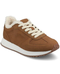 �W�����l �R���N�V���� ���f�B�[�X �V���[�Y �X�j�[�J�[ ���[�X Journee Collection Women's Flow Lace Up Sneakers Cognac