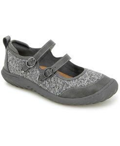 WCr[[ fB[X V[Y pvX JBU Women's Nina Slip On Mary-Jane Flats Gray O[