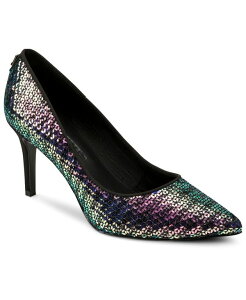 �J�[�� ���K�[�t�F���h ���f�B�[�X �V���[�Y �p���v�X KARLAGERFELD PARIS Women's Royale Stiletto Pumps Multi/ Black �u���b�N