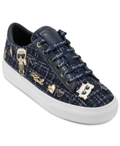 J[ K[tFh fB[X V[Y Xj[J[ KARLAGERFELD PARIS Women's Cate Pinsneakers Navy lCr[