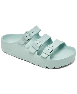 rPVgbN fB[X V[Y T_ vbgtH[ Birkenstock Women's Florida Flex EVA Platform Sandals from Finish Line Surf Green O[